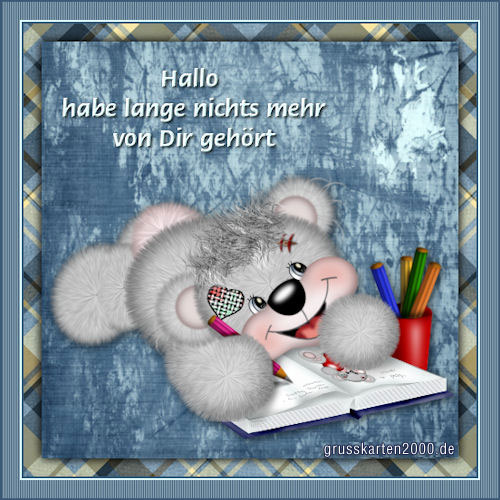 Grusskarte Teddy